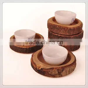 Handmade Real Wood Teacup Pad Customized Design thumbnail-1