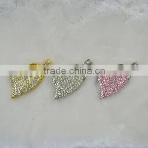 Wholesale Better Design Heart Shape Jewelry Swivel USB Flash Drive 8GB/16GB USB2.0 thumbnail-2