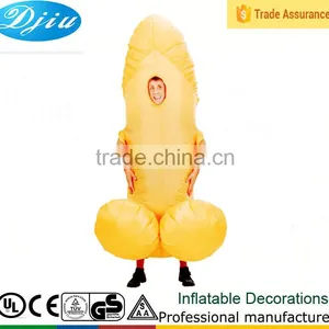 DJ-CO-135 Banana Male Genitalia Dick Sex Airblown Inflatable Dress Costume thumbnail-1