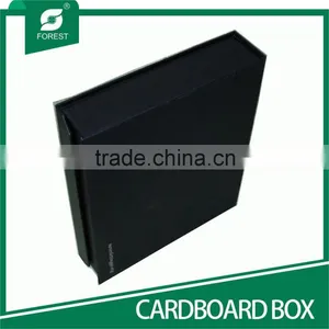LUXURY CARDBOARD GIFT BOX BLACK MATT BOX thumbnail-3