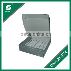GLOSSY VARNISHED WHITE CORRUGATED DISPLAY CARTONS WITH DIVIDERS INSERTED thumbnail-5