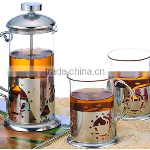 Unique French Coffee Press Golden Metal Type French Coffee Maker Press thumbnail-6