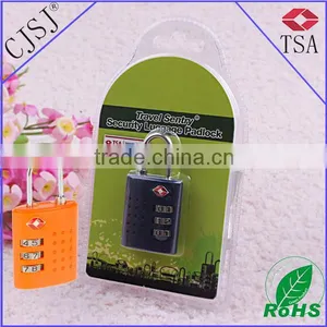Top Security Padlocks TSA-514 ABS Resettable Travel Lock for Luggage thumbnail-1