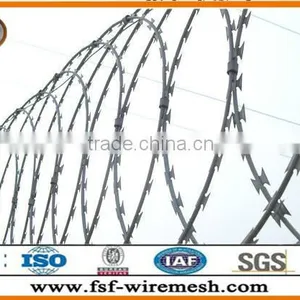 Security Fencing Razor Barbed Wire/razor Combat Wire/safety Razor Wire(ISO9001:2008 thumbnail-4