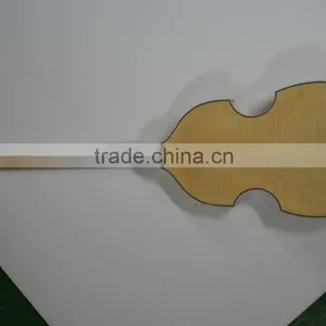 Flamed Maple Top and Back Hofner Bass Guitar BB2 uk Flag Design Top Custom thumbnail-4