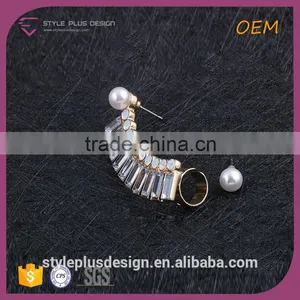 E78067I01 Korea Animal Sex With Ladies Cute Fashion Jewelry Earring Stainless Steel Latest Design Of Pearl Earrings thumbnail-3