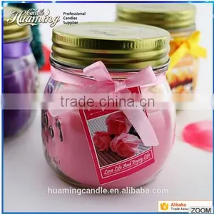 Wholesale Eco-friendly Scented Glass Jar Soy Candles With Various Colors thumbnail-4