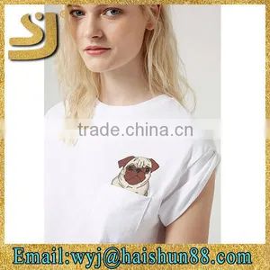 Slim Fit Pug Pocket Tee by Tee & Cake thumbnail-4