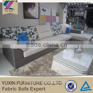 Larger Fabric Sofa Set L Shape thumbnail-4