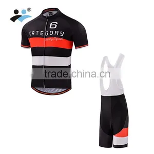 Factory Hot Sale Full Sublimation Print Cycling Jersey Bib Jersey thumbnail-1