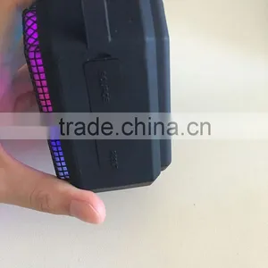 2016 New Design Led Flashing Light Speaker With Wireless Bluetooth Audio Receiver 10000mah Power Bank thumbnail-1