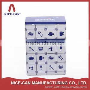 Factory Custom Bulk Sale Food Grade Packing Tin Box Empty Tea Tin Can thumbnail-2