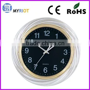 Spirally Frame Multicolored Wall Clock thumbnail-1