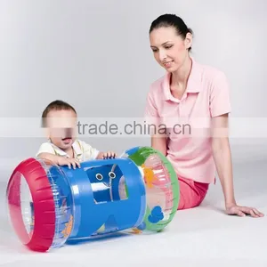 Multi-color Eco-friendly Plastic Inflatable Baby Step Roller Toy thumbnail-4