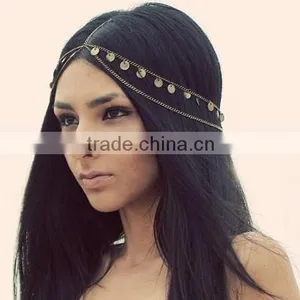 Simple Chains and Round Disc Headband thumbnail-1