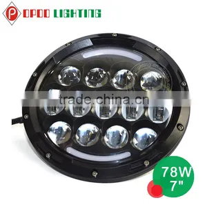 7inch Led Car Headlights, DOT 7inch 78w Led Car Headlights thumbnail-5