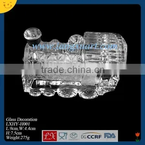 Train Shape Clear Glass Craft Supplier From China thumbnail-2
