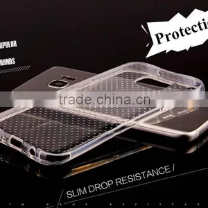 4 Corners Air Cushion Design Phone Case For Samsung Galaxy S7 S7 Edge Transparent Ultra Thin Soft TPU Back Cover Phone Cases thumbnail-1
