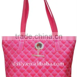Soft Polyester Ladies Handbag With Quilted Like thumbnail-1
