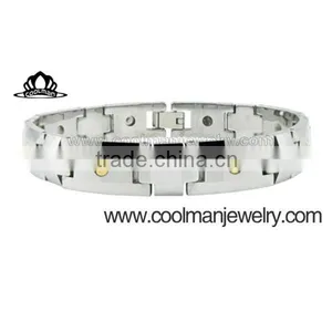 Unique Tungsten Jewelry Magnetic Bracelet Tungsten Carbide Bracelet China Supplier thumbnail-1