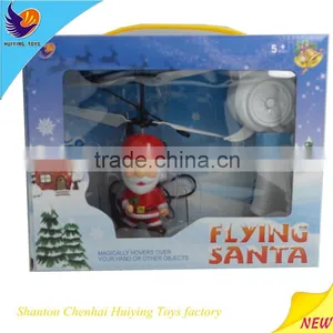 2015 New Products Christmas Flying Toys Kids Induction Flying Santa thumbnail-1