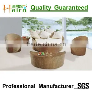 Aluminum and PE Rattan Round Daybed thumbnail-1