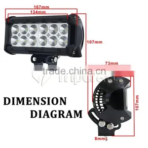 China Manufacturer 36W LED LIGHT BAR IP67 Remote Control Led Light Bar Atv Vechiel Car thumbnail-5
