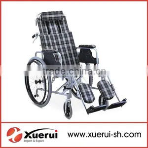 Aluminum Reclining High Back Wheelchair thumbnail-1