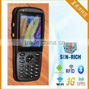Android Handheld Barcode Scanner PDA With Bluetooth,Camera,RFID,GPRS,Wifi (HP8312 PDA) thumbnail-1