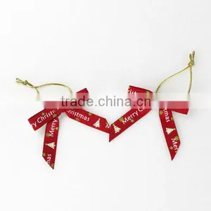 Handmade Wedding Mini Pink Satin Ribbon Bow thumbnail-2