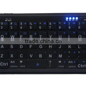 Mini Travel Size Bluetooth 3.0 Wireless Pocket Keyboard For PC, Tablets and Smartphones thumbnail-1