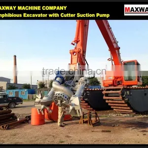 MAXWAY MACHINE COMPANY New Product ~ Cheap Submersible Cutter Suction Dredging Pump for Excavator, CE / ISO:9001 thumbnail-1