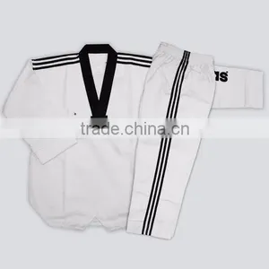 Taekwondo Uniform in Satin in Medium Weight Satin With 5-cm Stripes Only. 6-cm Elastic Waist Pant. Paypal Accepted thumbnail-1