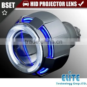 2.5 Inches ABQ/ABJ Mini Bi-Xenon HID Projector Kit Angel Devil Eye Headlight Projector Lens thumbnail-1