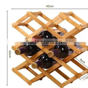 Easy Install Wood Sexy Wine Holder Capacity 8 Bottles thumbnail-2