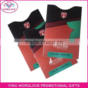RFID Card Bolcking Sleeve, Protective ID Card Holder Wallet thumbnail-2