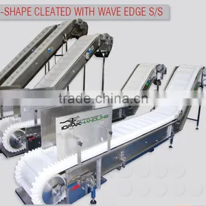 Food Grade Modular Belt Elevator Conveyor for Chips thumbnail-1