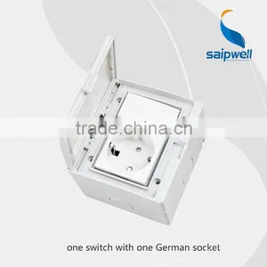 Switch And Socket With Transparent Cover Outdoor Socket(SP-SRS) thumbnail-1