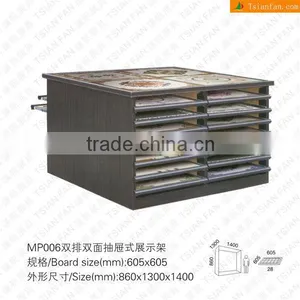 MP006 Drawer Type Wide Version Of The 11 Layer Of Floor Tile Display Cabinet thumbnail-1