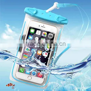 High Quality IPX8 Certified Universal Underwater Mobile Phone Waterproof Bags,Luminous Waterproof Pouch thumbnail-1