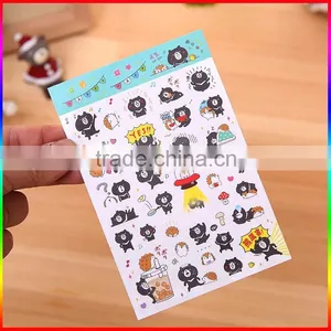 High Quality Adhesive Cute Cartoon Paper Sticker for Children thumbnail-3