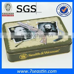 Personalize Metal Tin Box Stash Can thumbnail-1