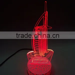 JM-3D07 Yiwu Jiumei Seven Color 3d Led Night Light Baby thumbnail-3