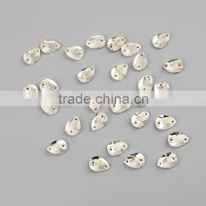 Pujiang Flatback Drop Shape Crystal Sew on Stone for Dresses thumbnail-4