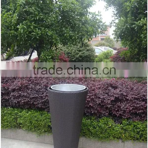 Handmade Rattan Garden Flower Pot thumbnail-5