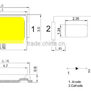 Super Bright SMD LED 5630 White for Lighting thumbnail-3