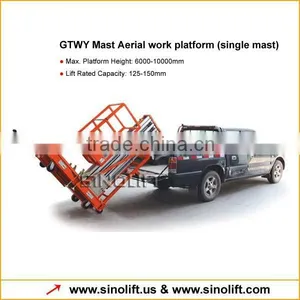 Sinolift-Single Mast Aerial Work Platform With Low Price thumbnail-1