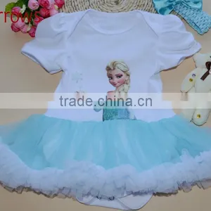 New Arrival Boutique Baby Petti Lace Romper Christmas Tree Pattern Romper and Dress thumbnail-2