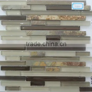 Microcrystal Glass Mix Stone Mosaic Tile 14BS45 thumbnail-3