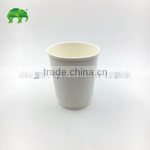 Pretty Sips Paper Hot Cups With Lids and Cup Sleeves(white)paper Coffee Cups thumbnail-1